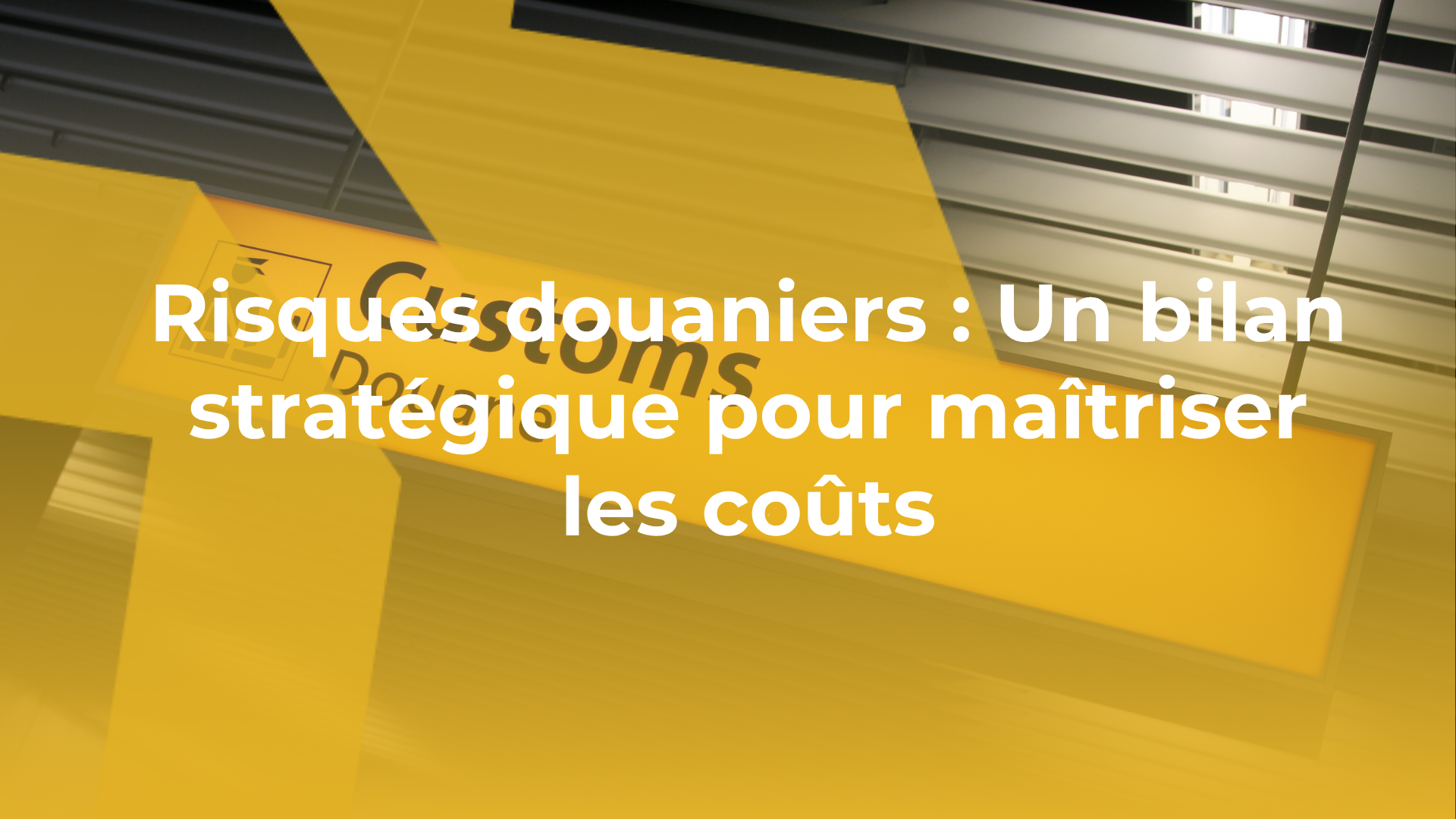 Risques douaniers : le bilan stratégique pour maîtriser les coûts