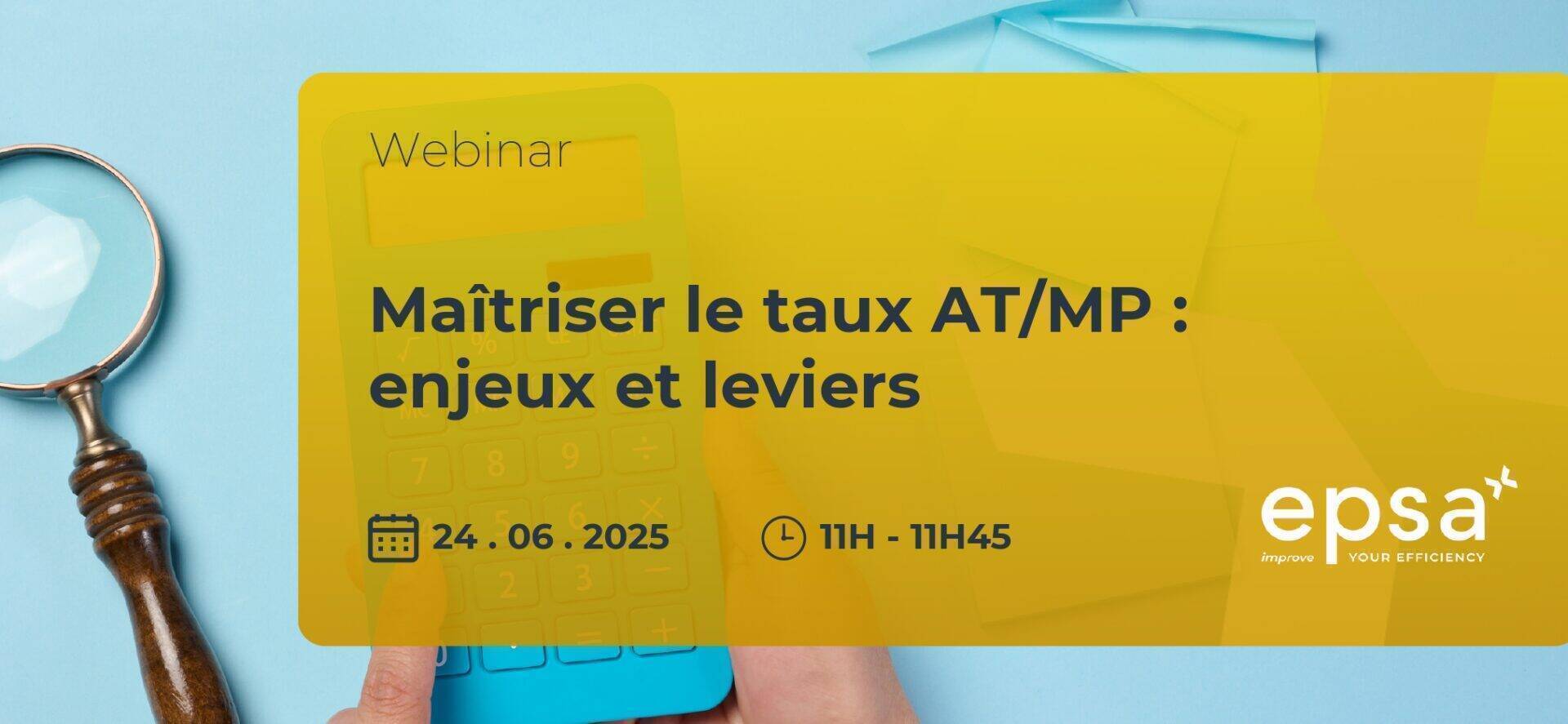 Webinar EPSA - Maitriser le taux ATMP