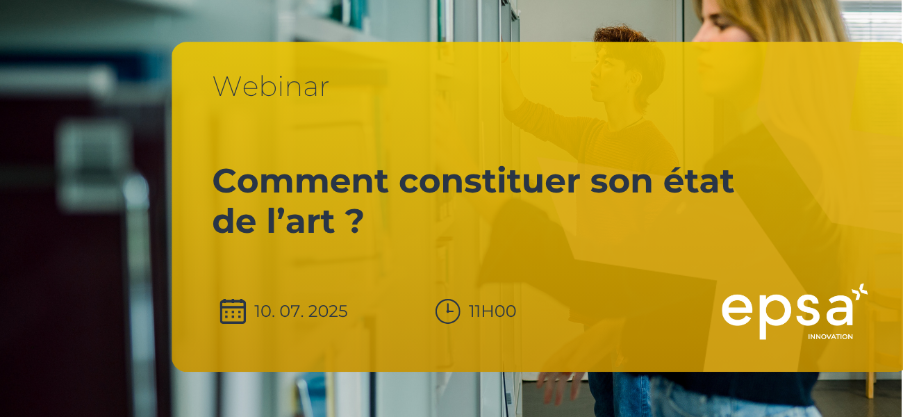 visuel webinar comment constituer son état de l'art
