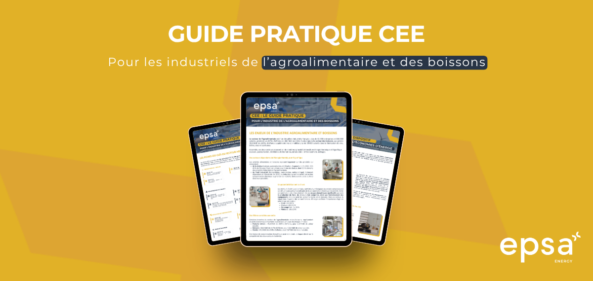 Mockup - Epsa Energy - Guide CEE - Agroalimentaire - Boissons